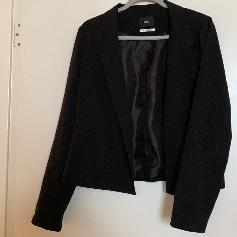 BDG Sleek Black Blazer: Women’s Large - Picture 1 of 6